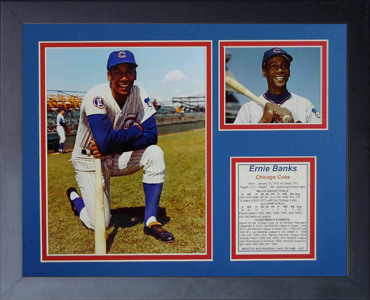 Ernie Banks Photo Collage