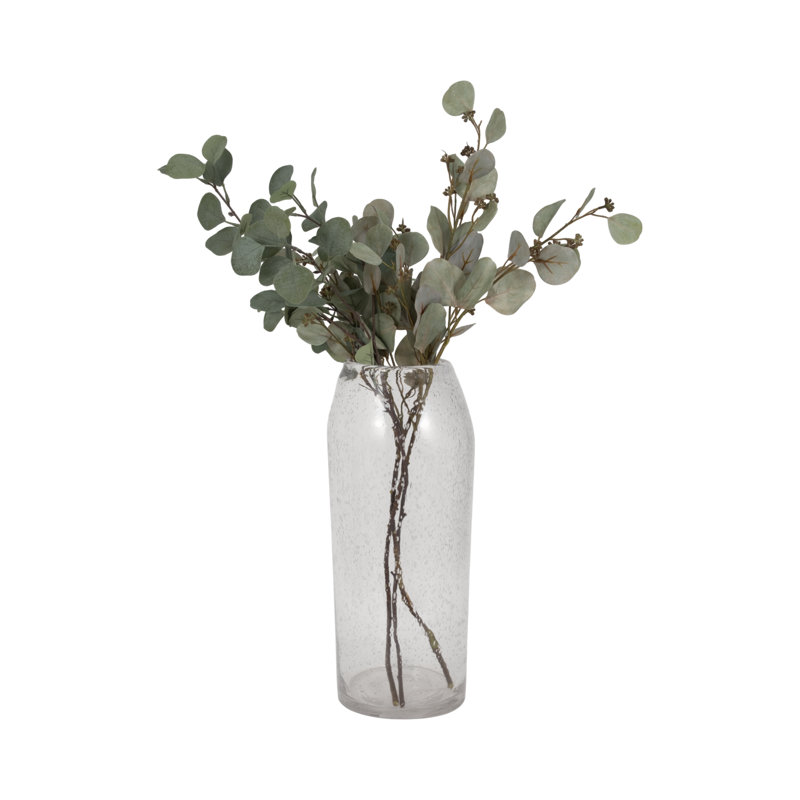 Vase en verre Brodan, H 19 po x l 8 po x P 8 po