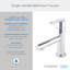 Robinet de salle de bain monotrou avec drain Parma-35943698