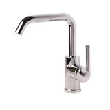 Cigno Deck Mount Single Hole Bathroom Faucet with Drain Assembly