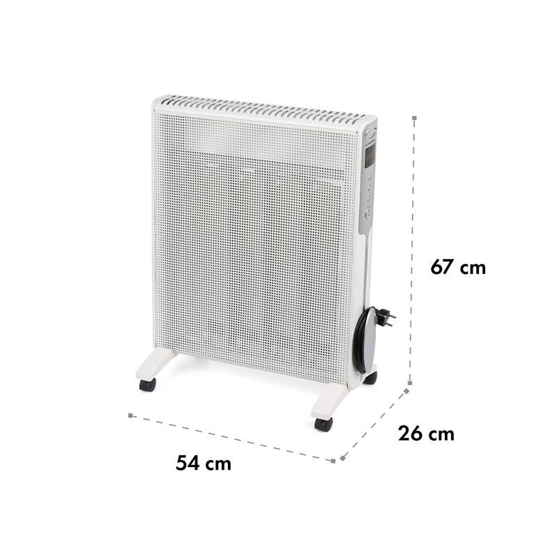 Klarstein 2000W Electric Radiator Space Heater with Adjustable Thermostat