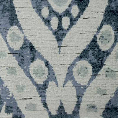 Seraphina - A Large Scale Modern Cut Velvet Upholstery Fabric By The Yard