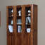 Bibliothèque entièrement en bois massif