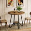 Round Metal Base Dining Table