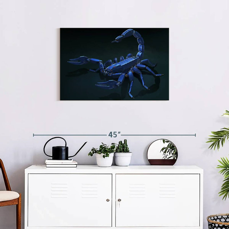 Kelan Metal Scorpion, 20" H x 30" W