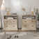 Classic Open-Top 2-Drawer Side Tables