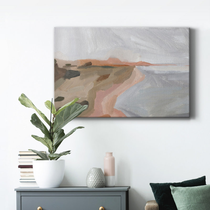 Autumn Coastline II - Impression sur toile tendue, H 48 po x l 32 po x P 1 po