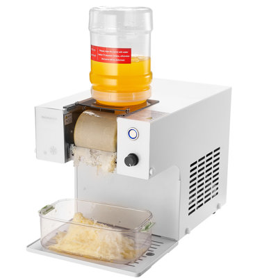 Snowflake Ice Machine, 132LBS/24H Snowflake Ice Maker, Ice-Shaver Machine with Stainless Steel Blade, Electric Snow Cone Maker with 0.48Gal Tank, 90S Fast Pre-Cooling, for Home & Small Gathering
