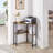 Jaycub Corner Desk Computer Desk with Storage Shelves Triangle Writing End Table for Small Space Bedroom