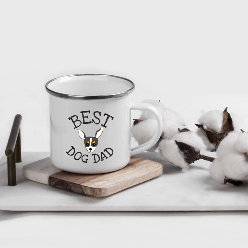 Grande tasse à café « Best Dog Dad », Chihuahua