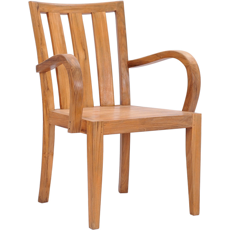 Chanelle Outdoor Teak Dining Armchair