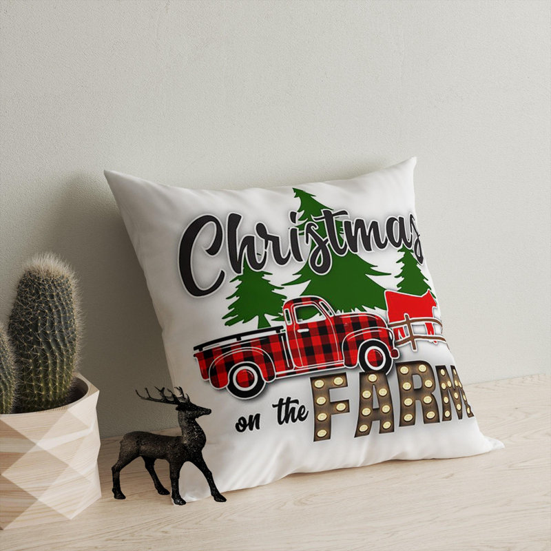 Coussin lavable de qualité supérieure, 17,0 x 17,0 pouces, 50% coton / 50% polyester, rembourrage en silicone, fermeture à glissière dissimulée | Doux, confortable et repassable | Parfait pour la décoration intérieure, le salon et la chambre à cou