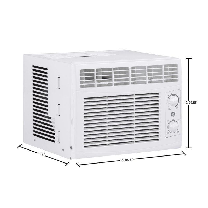 GE® 5,000 BTU Mechanical Window Air Conditioner for Small Rooms up to 150 sq ft.