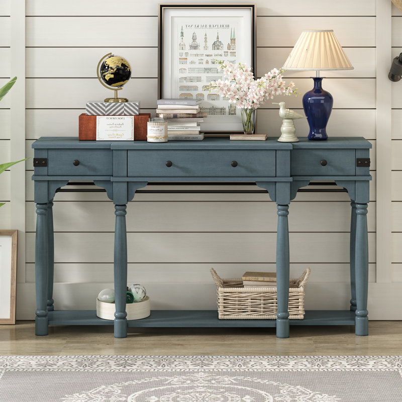 Console de 60,02 po Mariela, Bleu marine