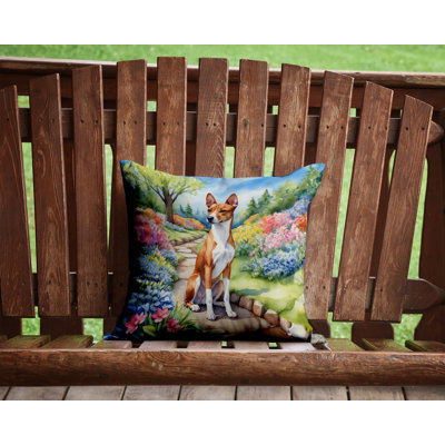 Spring Path Outdoor Throw Pillow
