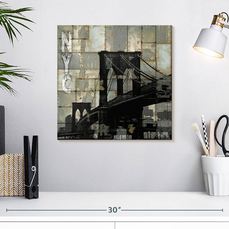 Nicci NYC Industrial II, H 16 po x l 16 po