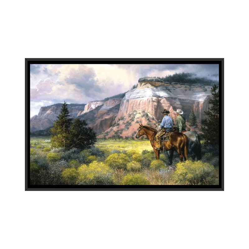 «SpellBond», impression sur toile, H 18 po x l 26 po x P 1,5 po, Toile encadrée noire, Pas de tapis