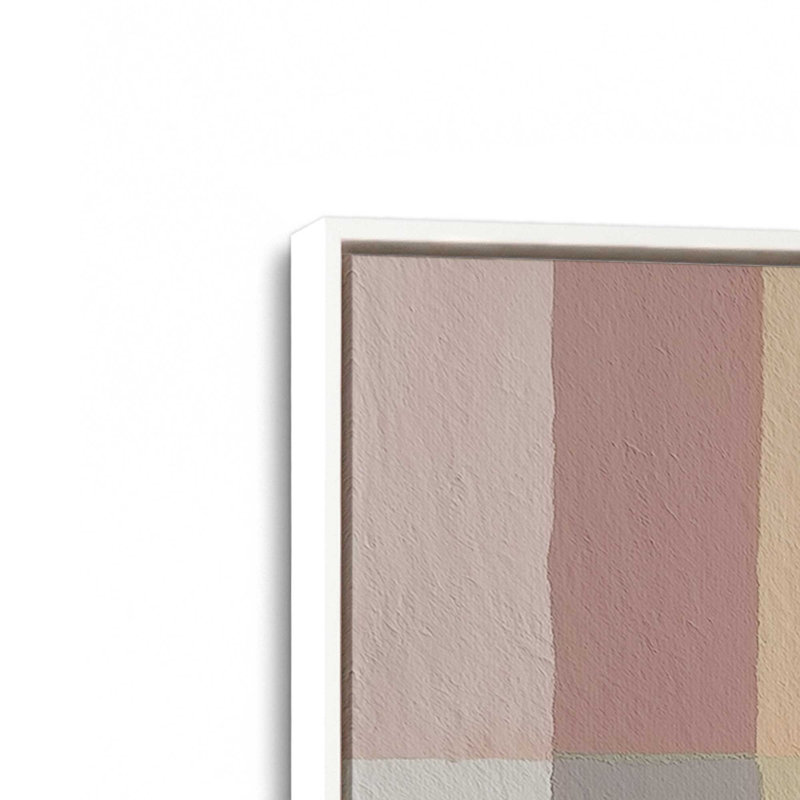 «Blossoms in Glass», ensemble de 2 impressions, 12 po x 12 po, Cadre flottant blanc opaque