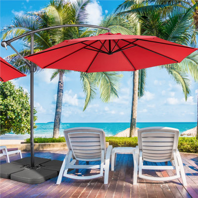 300cm D Patio Offset Umbrella