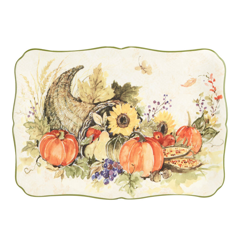 Plateau rectangulaire Harvest Morning