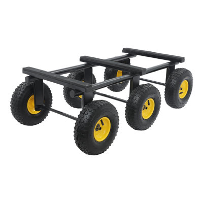 6-Wheel All-Terrain Mover, 1200-LB Capacity All-Terrain Mover, Heavy Duty Furniture Dolly(39.38*21.94*13.32In-D*W*H)