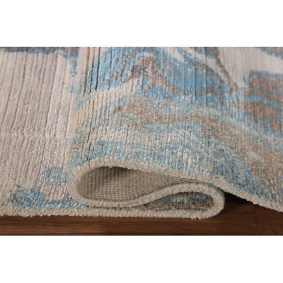 Handmade Wool Abstract Oriental Rug 3x5