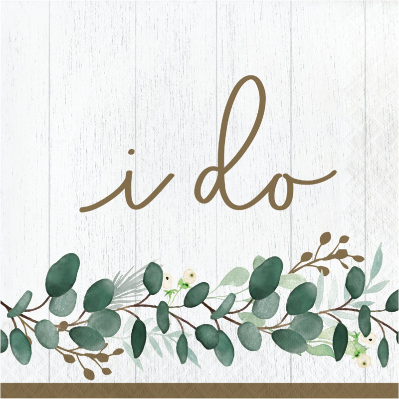 Serviettes en papier de base jetables eucalyptus