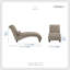 Chaise longue rembourrée Alcea-822821686-815946699