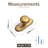 1.18" Mushroom Knob With Backplate-G014 Multipack-123651420