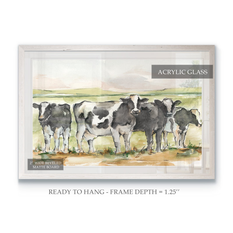 "field days i" par paul cezanne-image image, reproduction d’art sur, H 32 po x l 44 po x 1,25 po, Papier avec cadre blanc
