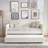 Daybed With Trundle Upholstered Tufted Sofa Bed, Boucle Fabric(83"X43"X29.5")-1288528286