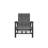 Belle Isle Sling Aluminum Frame Hidden Motion Chat/Lounge Chair With Marine Grade Polymer Arm Accent-98358305-98714543