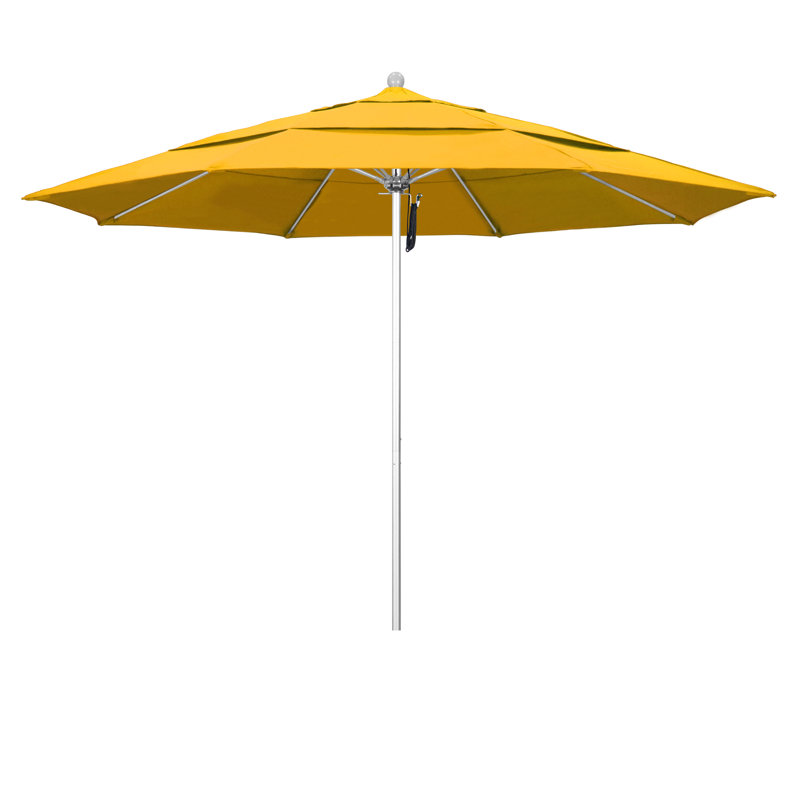 Parasol de marché 11 pi Hibo, Toile jaune performance