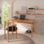 Bureau rectangulaire en bois massif hêtre pour petits espaces Clark-88137770