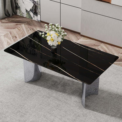 Lalaina Dining Table,Rectangular Dining Table,Dining room table,dining table with metal legs,dinning table,dining room table