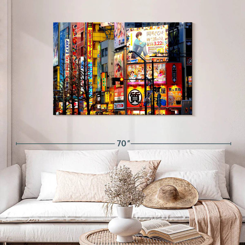 Ravi Japan Nightlife, 30" H x 45" W