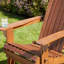 Coralie Acacia Foldable Outdoor Adirondack Chair