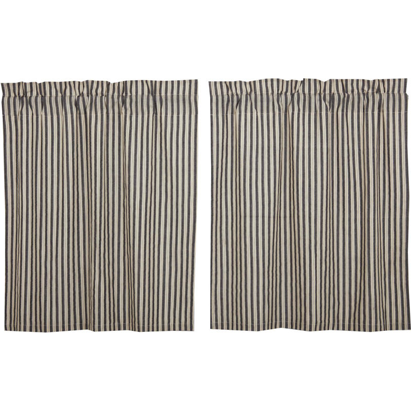 Ashmont Ticking Stripe Tier Set, 72" W x 36" L