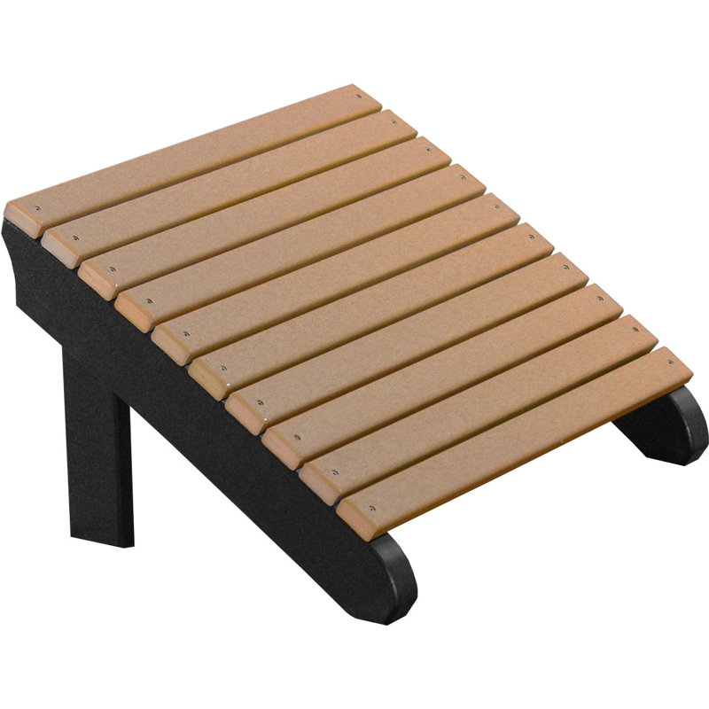 Bowmans Outdoor Adirondack Chair, Cedar/Black