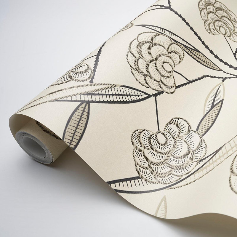 Schumacher x Neisha Crosland Jacob'S Tree Wallpaper, Old Rose