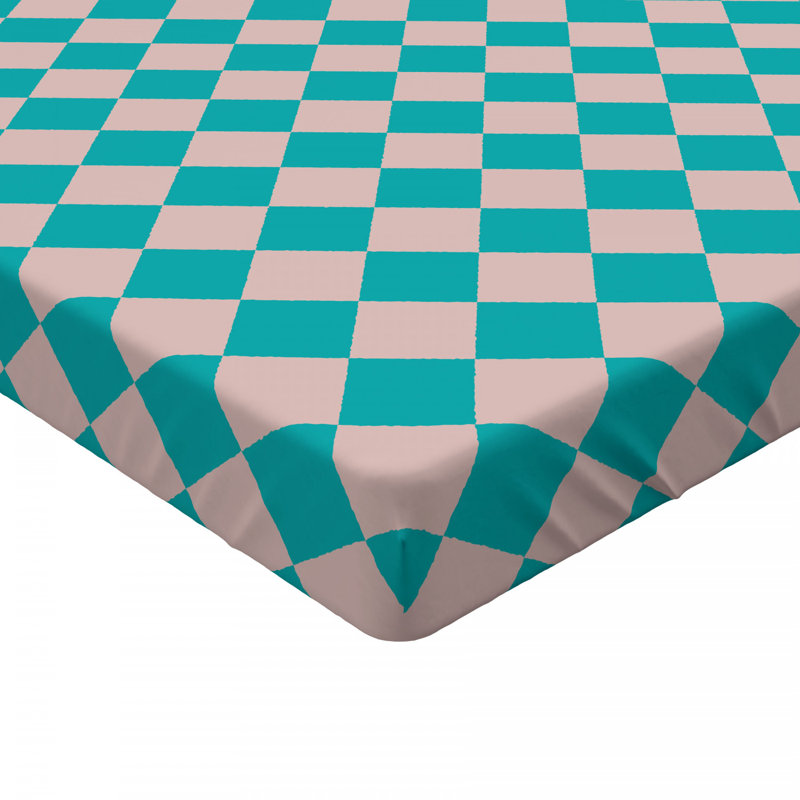 Drap-housse géométrique géométrique, Drap-housse de taille double