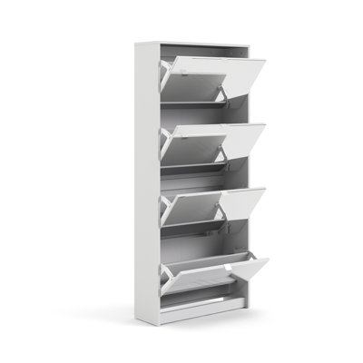 8 Pair Flip Down Shoe Storage
