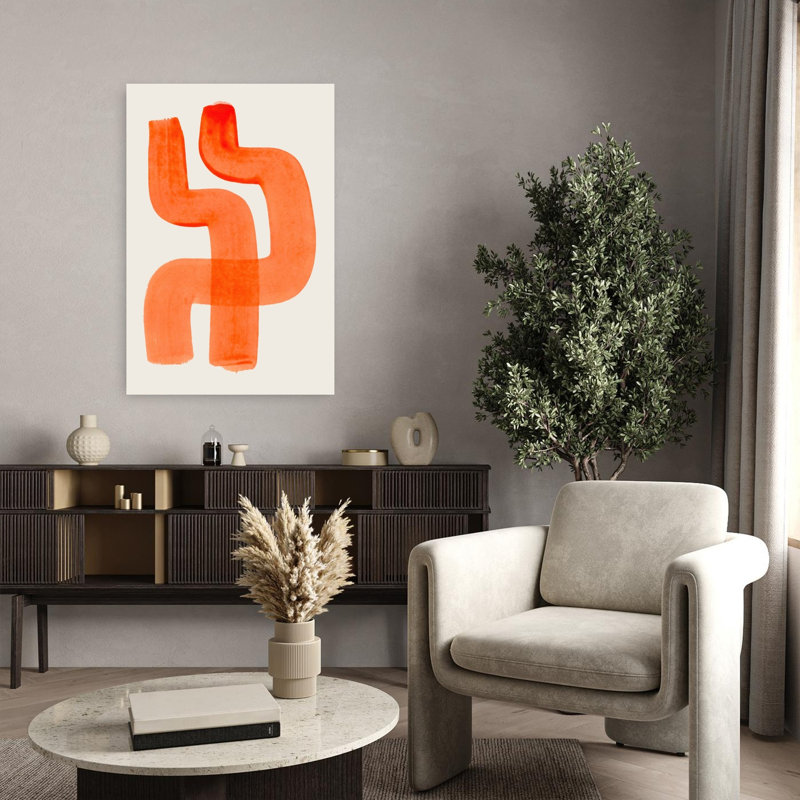 Art contemporain, art contemporain abstrait, H 36 po x l 24 po