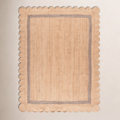 Inaki Hand-Woven Geometric Jute Rug
