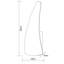 Nyyear Chrome LED Corner Wall Light