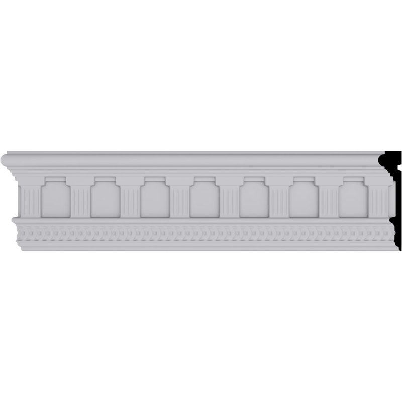 Bradford Classic White Urethane Crown Frieze Moulding