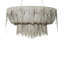 Stretch Oval Leather Fringe Chandelier