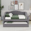 Full XL Size Daybed With LED Belt And Trundle-114344627