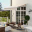 Store banne rétractable pour terrasse de 2,44 m x 2 m, protection solaire extérieure manuelle pour fenêtre de terrasse-133654822