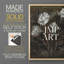 White & Copper Floral I-Premium Framed Print -Ready to Hang - No Nails Required - No Nails Required-2119702027